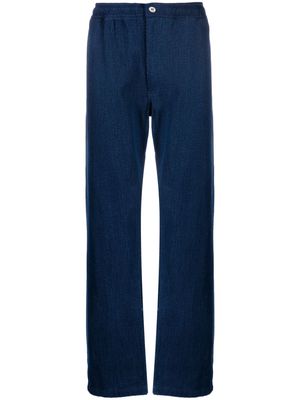 Soulland straight-leg corduroy trousers - Blue