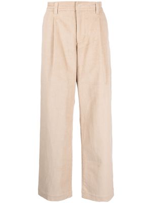Soulland straight-leg corduroy trousers - Neutrals