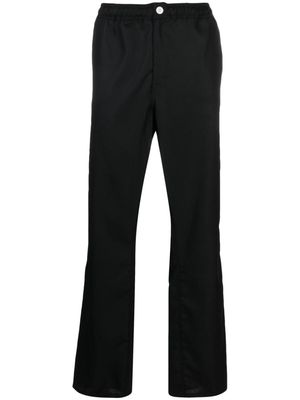 Soulland straight-leg wool trousers - Black