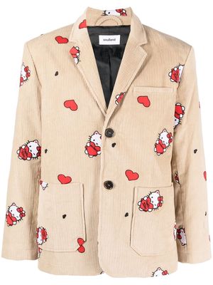 Soulland x Hello Kitty Gabe blazer - Brown