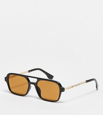 South Beach aviator sunglasses in dark brown