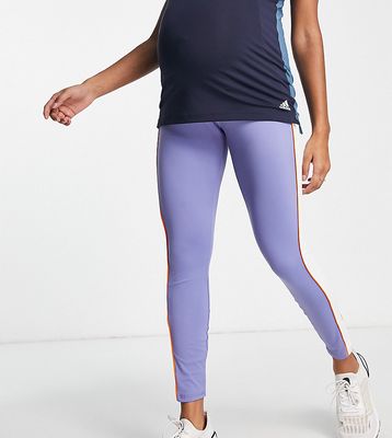 South Beach Maternity polyester over the bump leggings in blue - MBLUE