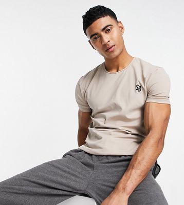 South Beach polyester T-shirt in stone-Neutral