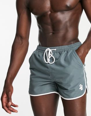 South Beach swim shorts in shark blue