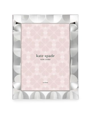 south street 8" x 10" silver scallop picture frame