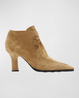 Sovereign Suede Lace-Up Booties