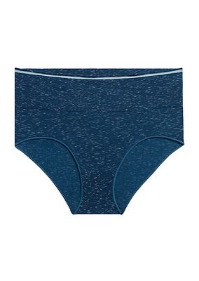 Space-Dye High-Rise Hipster Panty