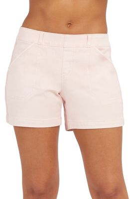 SPANX 4-Inch Stretch Twill Shorts in Pale Pink