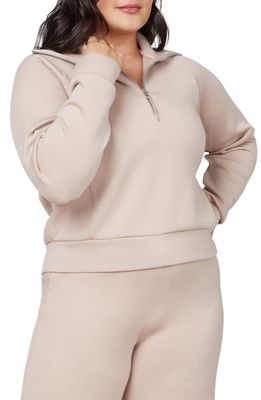SPANX AirEssentials Half Zip Sweatshirt in Lunar