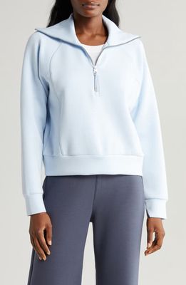 SPANX AirEssentials Half Zip Sweatshirt in Oxford