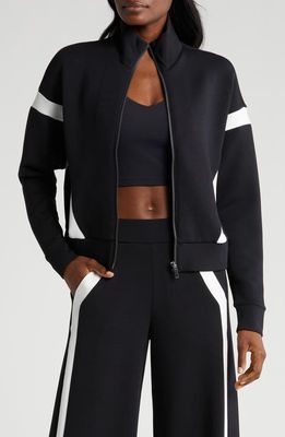 SPANX AirEssentials Track Jacket in Very Black