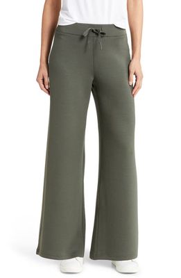 SPANX AirEssentials Wide Leg Pants in Dark Palm