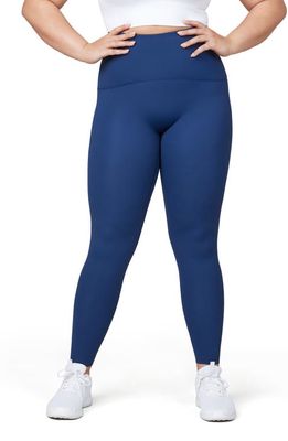 SPANX Booty Boost Active High Waist 7/8 Leggings in Midnight Navy