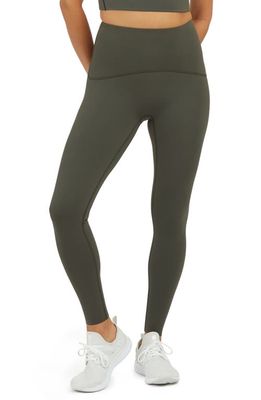 SPANX Booty Boost Active Leggings in Dark Palm