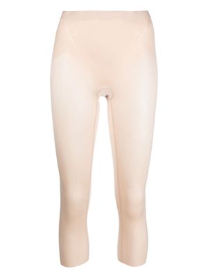 SPANX Capri mid-rise stretch leggings - Neutrals