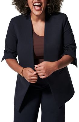 SPANX Collarless Oversize Ponte Knit Blazer in Classic Navy