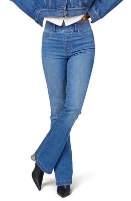 SPANX Flare Leg Pull-On Jeans in Vintage Indigo