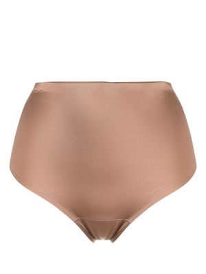 SPANX full-coverage shaping thong - Brown