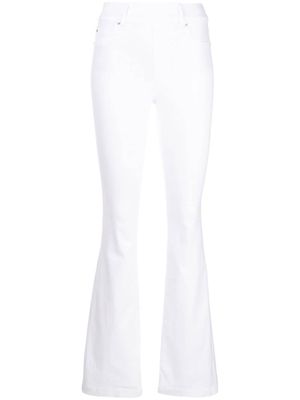 SPANX high-waist skinny flared jeans - White