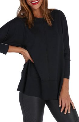 SPANX Perfect Length Dolman Sleeve Top in Very Black