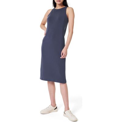 SPANX® Aire Side Stripe Dress in Dark Storm