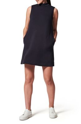 SPANX® AirEssentials Mock Neck Sleeveless A-Line Dress in Classic Navy
