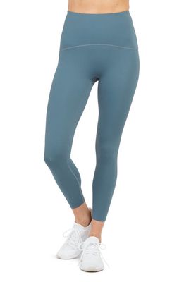 SPANX® Booty Boost Active High Waist 7/8 Leggings in Midnight Navy