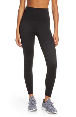 SPANX® Booty Boost Active High Waist 7/8 Leggings in Very Black