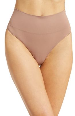 SPANX® Everyday Shaping Thong in Cafe Au Lait