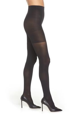 SPANX® Luxe Leg Shaping Tights in Very Black
