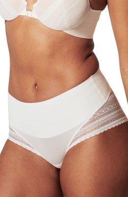 SPANX® Undie-tectable® Illusion Lace Hi-Hipster Briefs in Linen