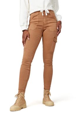 SPANX Stretch Twill Ankle Cargo Pants in Honeyglow