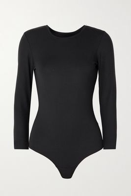 Spanx - Suit Yourself Stretch-jersey Bodysuit - Black