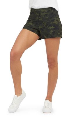 SPANX Sunshine 4-Inch Shorts in Green Camo