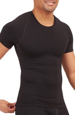 SPANX Ultra Sculpt Seamless Crewneck T-Shirt in Classic Black