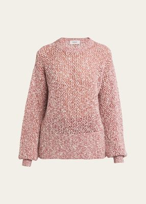 Speckled Cashmere Wool Sweater