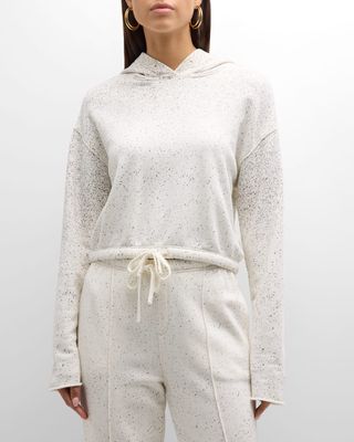 Speckled French Terry Pullover Sweatshirt