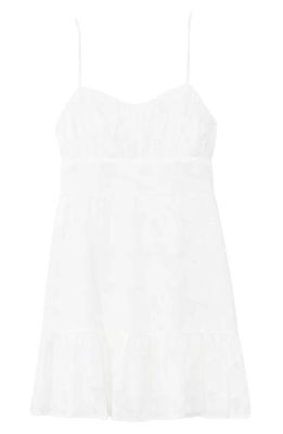 Speechless Emma Floral Fit & Flare Dress in Off White Jm