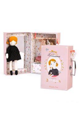 Speedy Monkey Blanche Wardrobe Suitcase & Doll in Pink