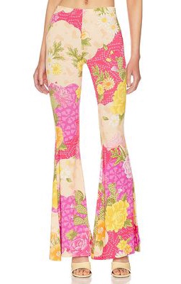 SPELL Joshua Tree Bells Pant in Pink