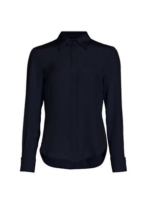 Spence Button-Up Silk Shirt
