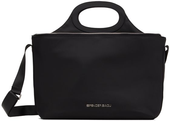 SPENCER BADU Black 2-in-1 Messenger Bag