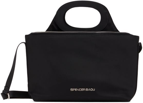 SPENCER BADU Black Medium 2-in-1 Messenger Bag