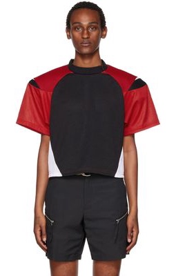 SPENCER BADU Red Upcycled Short Sleeve T-Shirt
