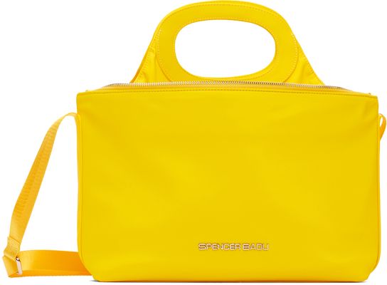 SPENCER BADU Yellow Medium 2-in-1 Messenger Bag