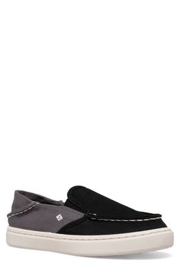 Sperry Salty Washable Slip-On Sneaker in Black /Charcoal