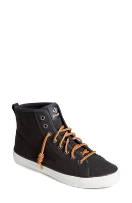 SPERRY TOP-SIDER® Crest Seacycled&trade; High Top Sneaker in Black