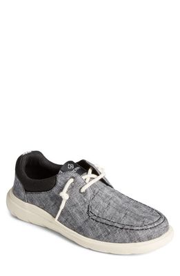 SPERRY TOP-SIDER® SPERRY TOP-SIDER Captains Moc Toe Chambray Sneaker in Black