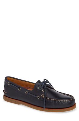 SPERRY TOP-SIDER Sperry Gold Cup Boat Shoe in Navy/Gum
