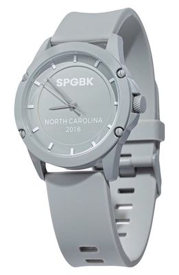 SPGBK Watches Gray's Creek Silicone Strap Watch, 42mm 